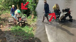 Chế Máy Cải Tiến Ra Xịt Thuốc Ốc l Máy Cày Cải Tiến Tèn Hen