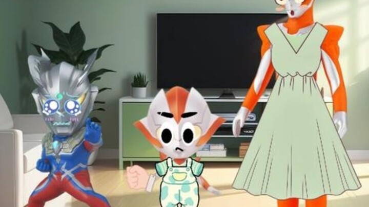 Grigio Ultraman Kecil salah paham dengan saudara laki-laki Zero Kecil