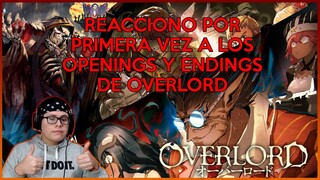 💀REACCIONO A LOS OPENINGS Y ENDINGS DE OVERLORD💀