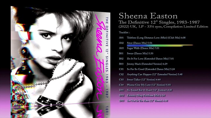 Sheena Easton (2022) The Definitive 12' Singles, 1983-1987 [LP - 33⅓ RPM - Compilation Limited Edit]