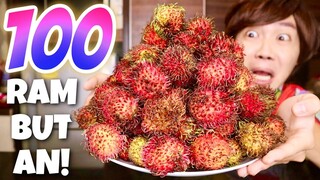 ORANG JEPANG MUKBANG RAMBUTAN SAMPAI GILA!!!