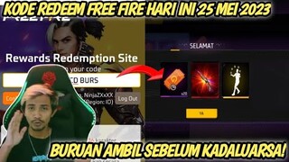 KODE REDEEM FREE FIRE TERBARU 25 MEI 2023 HARI INI