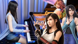 【วิธีการเลือกเทพธิดาสามองค์】การแสดงเปียโนที่น่าประทับใจจาก Final Fantasy Suite "เพลงธีม Tifa / Eyes 
