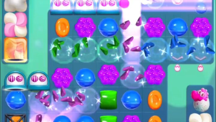 Banyak permen yang terkurung, candy crush