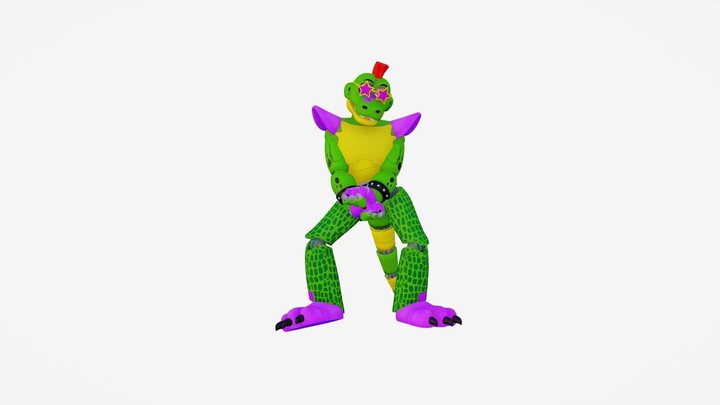 MMD FNAF SECURITY BREACH Montgomery Gator Hip Roll TIKTOK