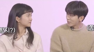 Kim Tae Ri and Nam Joo Hyuk being dizzying cuteness when filming Tweenty Five Tweenty One
