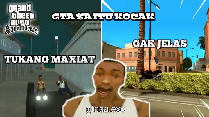 TIPE-TIPE PEMAIN GTA SAN ANDREAS KOCAK | gta san andras.exe