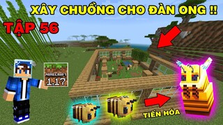 Tập 56 | SINH TỒN MINECRAFT PE 1.17 | Làm Chuồng Nuôi Ong Lấy Mật..!!