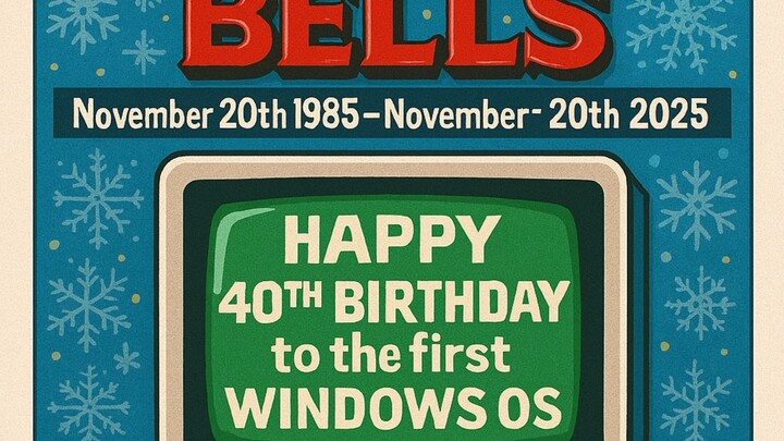 Windows Bells (1985 → 2025) - CoPilot.