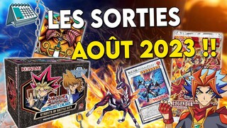 Yu-Gi-Oh! CALENDRIER DES SORTIES DU MOIS DE AOÛT 2023 !!