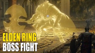 Elden Ring: Godfrey, First Elden Lord boss fight