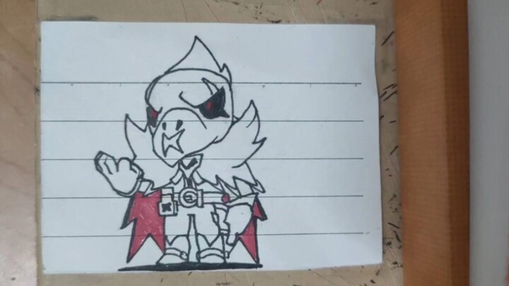 Animasi gambar tangan Brawl Stars: burung gagak terbang