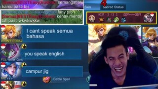 SEMANGAT ALUCARD KAMU PASTI BISA KWKW ! LOCK ALU PAKAI FANNY SAMPAI KENAK MENTAL!!