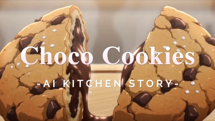 Chocolate Cookies with Melty Chocolate Filling | Cozy Anime Cooking 🍪