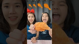 ASMR EMOJIEATING กินไก่ตามEmoji #2fonfon #shorts