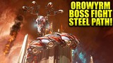Warframe Duviri Paradox Orowyrm Steel Path Boss Fight Walkthrough!
