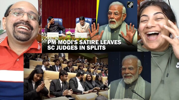 ‘Bas koi petition lekar na aa jaye…’ PM Modi’s satire leaves Supreme Court judges in splits🤣✨|