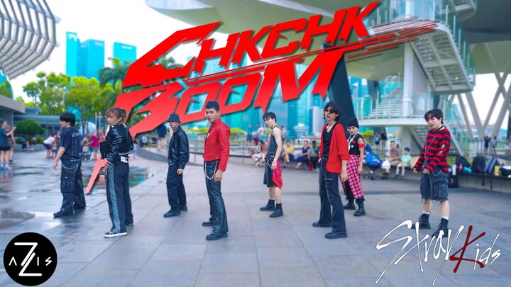 【Z轴舞团】力量感爆棚！一镜到底翻跳straykids最新炸街回归曲七七蹦chk chk boom路演