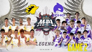 ONIC PH vs ECHO  ( GAME 2 ) MPL S8 || MLBB ||