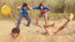 TRY TO NOT LAUGH CHALLENGE ต้องดูวิดีโอตลกใหม่ 2020_by fun sins।village boy comedy video।ep43