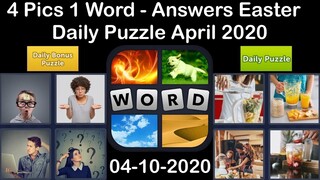 4 Pics 1 Word - Easter - 10 April 2020 - Daily Puzzle + Daily Bonus Puzzle - Answer - Walkthrough
