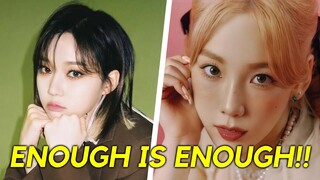 Leave Aespa finally alone! Taeyeon said ENOUGH! LEO and Xiumin rumors explained!