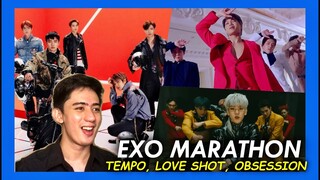 [EXO MARATHON] Tempo + Obsession + Love Shot REACTION