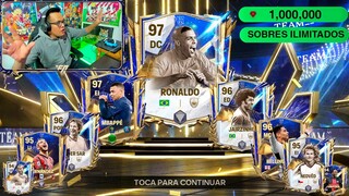 😱 ¿QUE PASA SI GASTAS 1 MILLON de JOYAS en SOBRES ILIMITADOS TOTY del FC MOBILE?