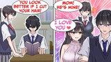I'm Teased For My Blue Eyes But A Hot Mom & Her Daughter Give Me A Haircut And.. (RomCom Manga Dub)