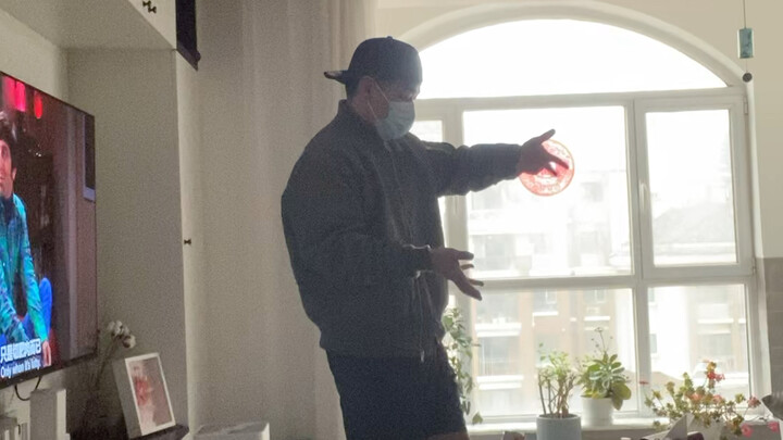 How to do an impromptu dance using the neighboring renovation team's electric drill without them not