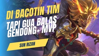 Ketika SUN Di Remehkan Balas Dengan Comeback+MVP !!! | Mobile Legends