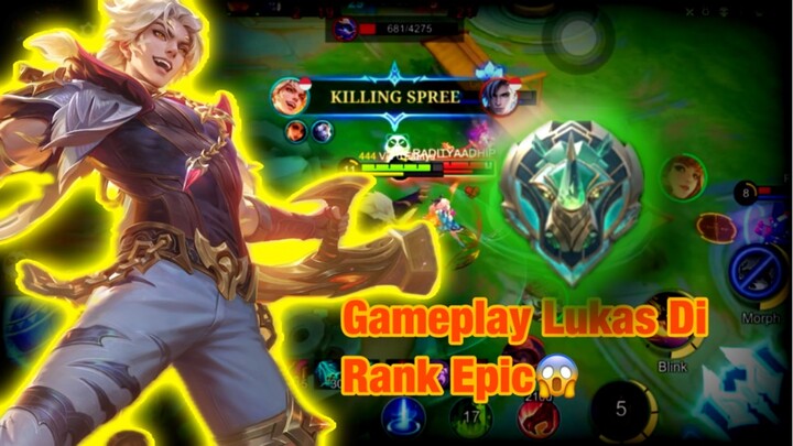 AKU MENCOBA MAIN LUKAS DI RANK EPIC😱🗿
