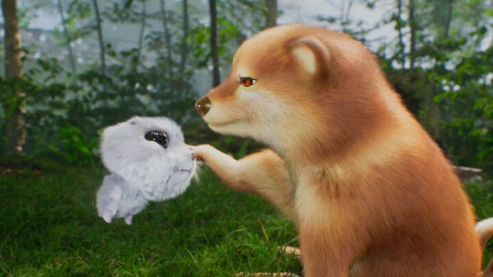 The dog catches the mouse, but the singing mouse