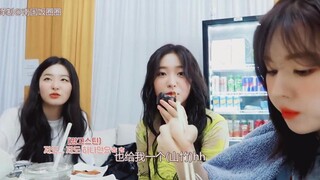 Red Velvet演出前的用餐时间