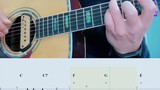 [Guitar Fingerstyle] The Wind Rises, Super Simple Version with Score