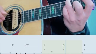 [Guitar Fingerstyle] The Wind Rises เวอร์ชั่น Super Simple พร้อมสกอร์