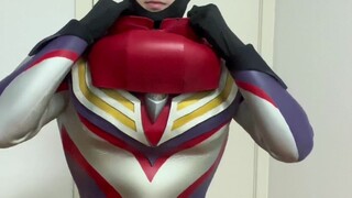 The whole process of Tiga's transformation!