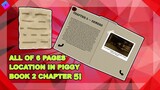 ALL OF THE 6 HIDDEN PAGES IN PIGGY: BOOK 2 - CHAPTER 5! | Roblox Piggy