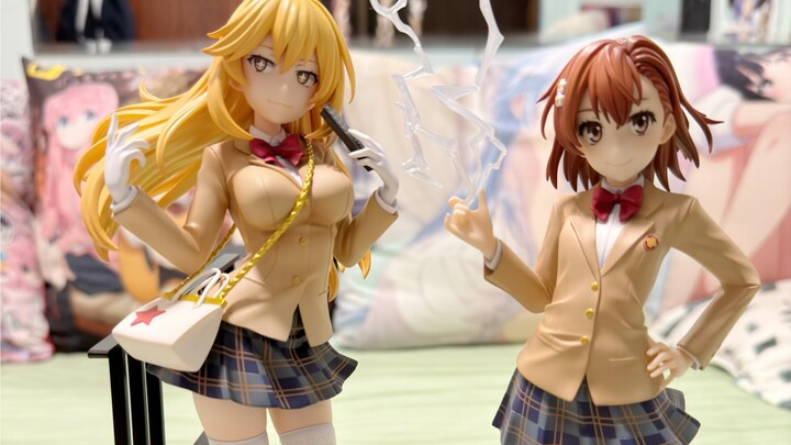 Kotobukiya Misaka Mikoto & Shokuhou Misaki 15th Anniversary Edition Figure Unboxing Video Art Needs 