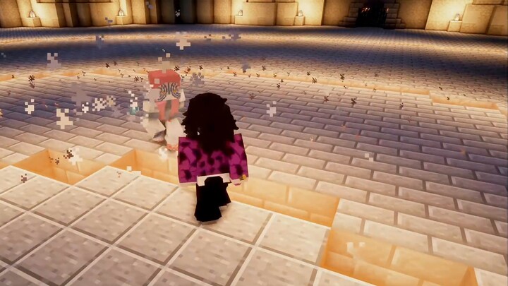 [โอน] Black Death Mou Vs Akaza but MC (มายคราฟ Demon Slayer + Action Module