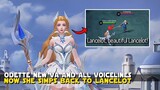 REVAMPED ODETTE NEW VOICE ACTRESS AND ALL NEW VOICELINES | SHE SIMPS FOR LANCELOT NOW! | MLBB NEW VA
