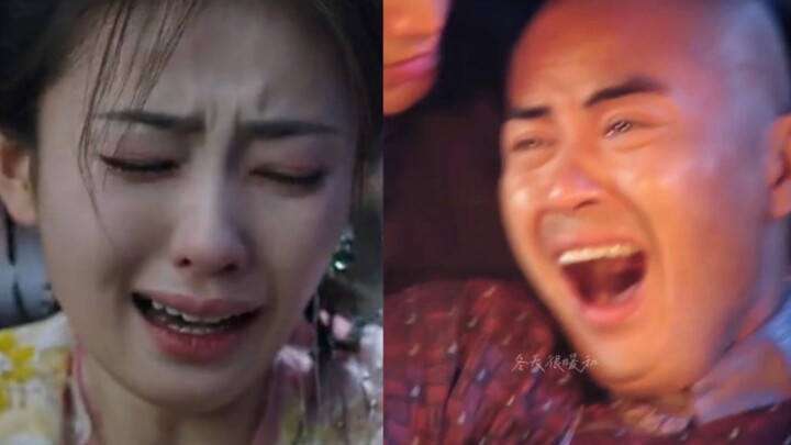 Roaring crying scene: watching the most important person die