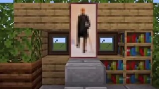 One of the secrets behind this minecraft painting