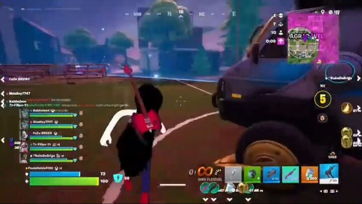 Jogando Fortnite - Modo Blitz