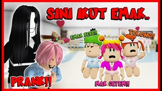 PRANK Jadi Hantu di DAYCARE !! BAYINYA KABUR !! ( Twilight Daycare ) Roblox Indonesia