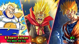 8 Super Saiyan Yếu Nhất Vũ Trụ - Xếp Từ Mạnh Tới Yếu Nhất #Otaku never die