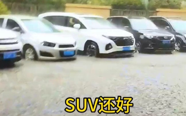 Look where the car is submerged, damn...
