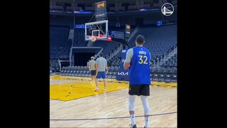 Otto Porter Jr and Stephen Curry Practice three💦