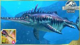 TEMNODONTOSAURUS MAX LEVEL 40 NEW AQUATIC. Feeding, Battle, Special Attack | Jurassic World The Game