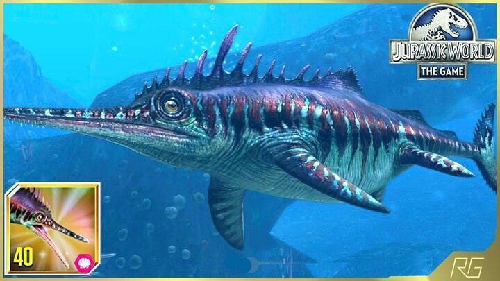 TEMNODONTOSAURUS MAX LEVEL 40 NEW AQUATIC. Feeding, Battle, Special Attack | Jurassic World The Game